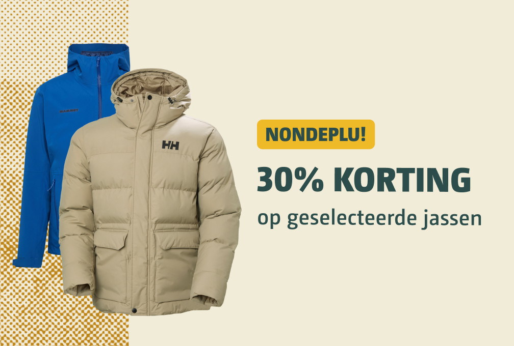 30% korting op geselecteerde jassen