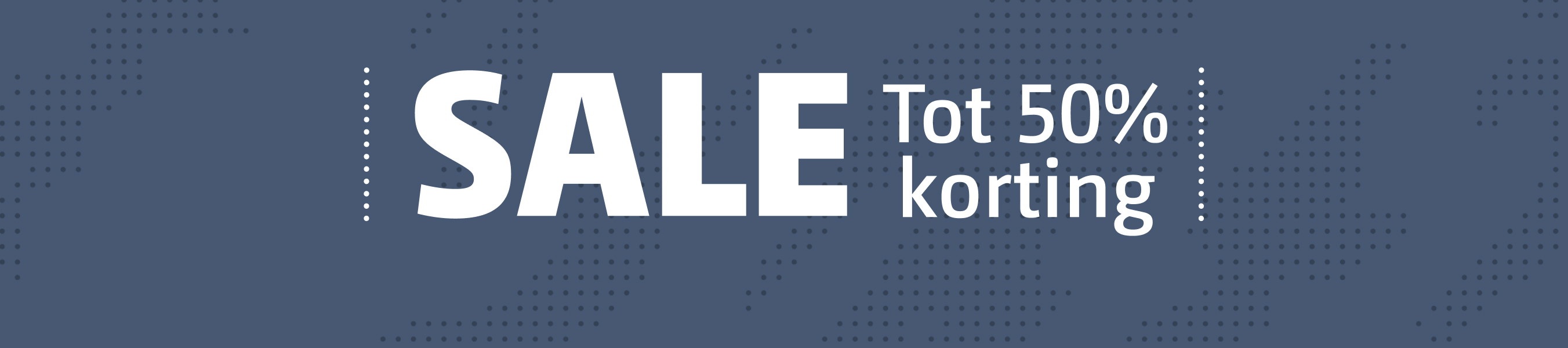 Sale tot 50% korting