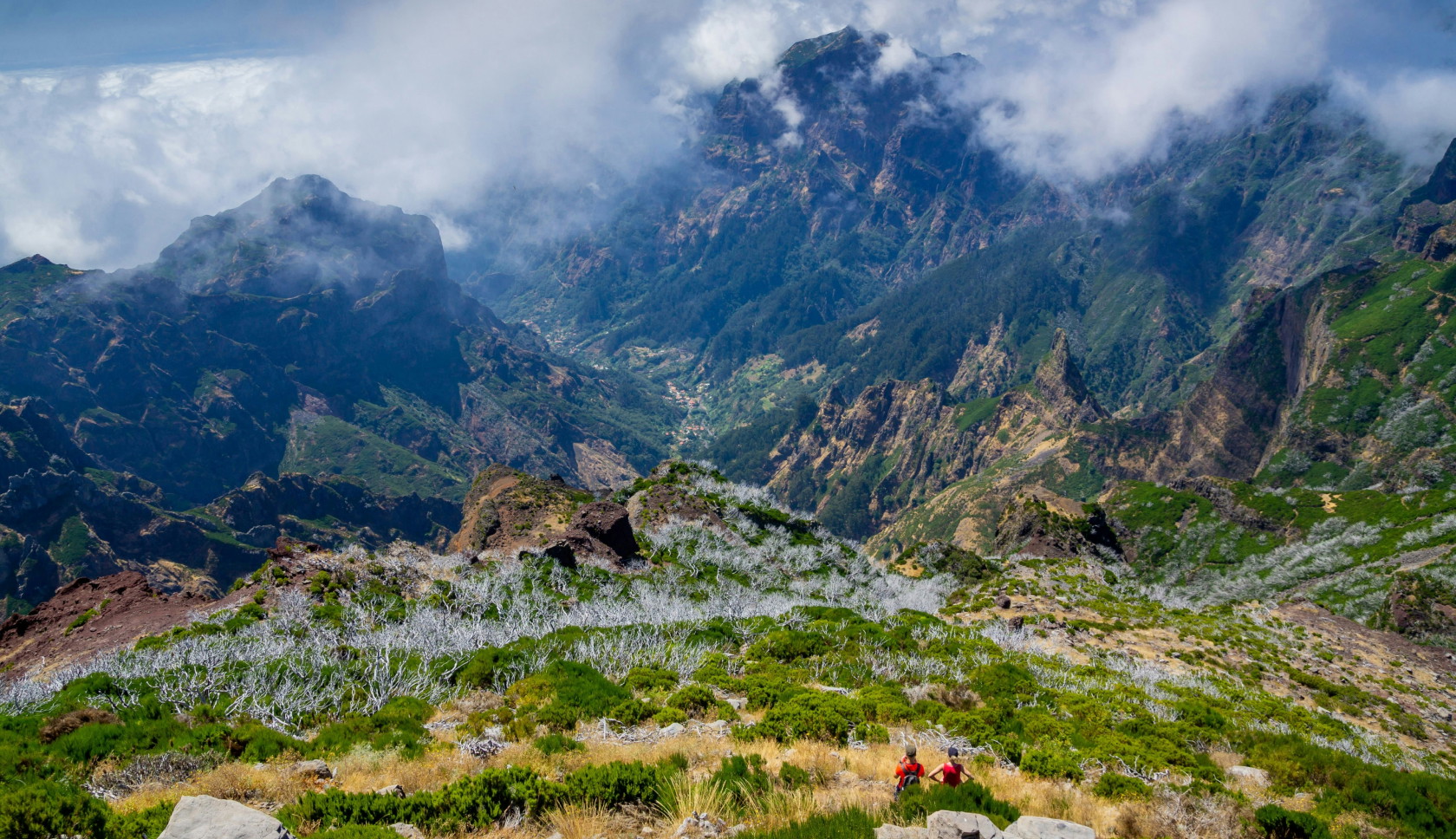 Het gebergte Picos de Europa in Spanje