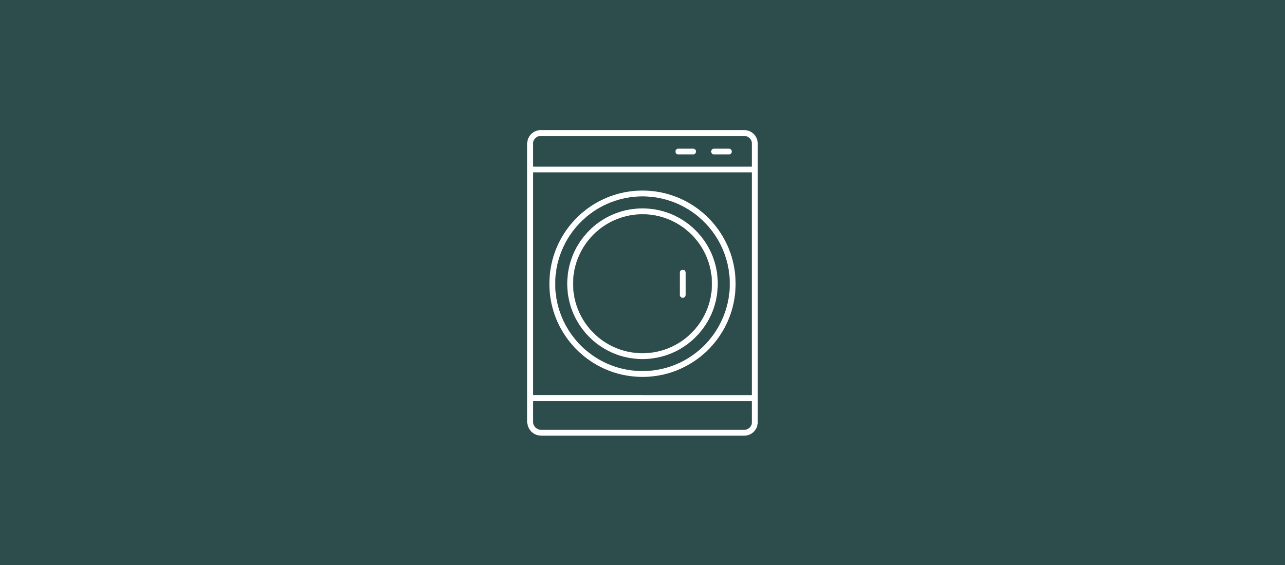 icoon van een wasmachine