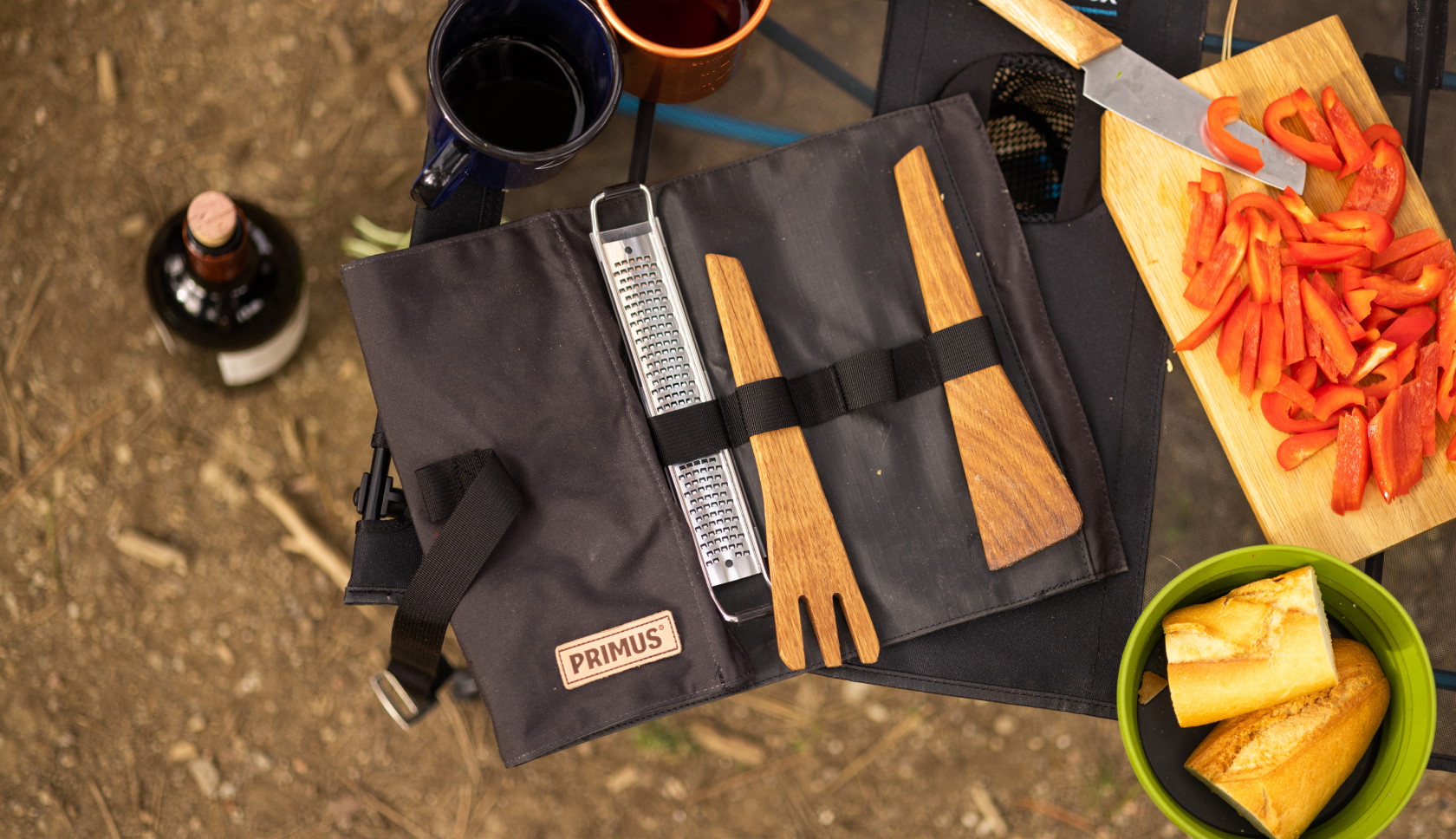 koken op de camping met primus