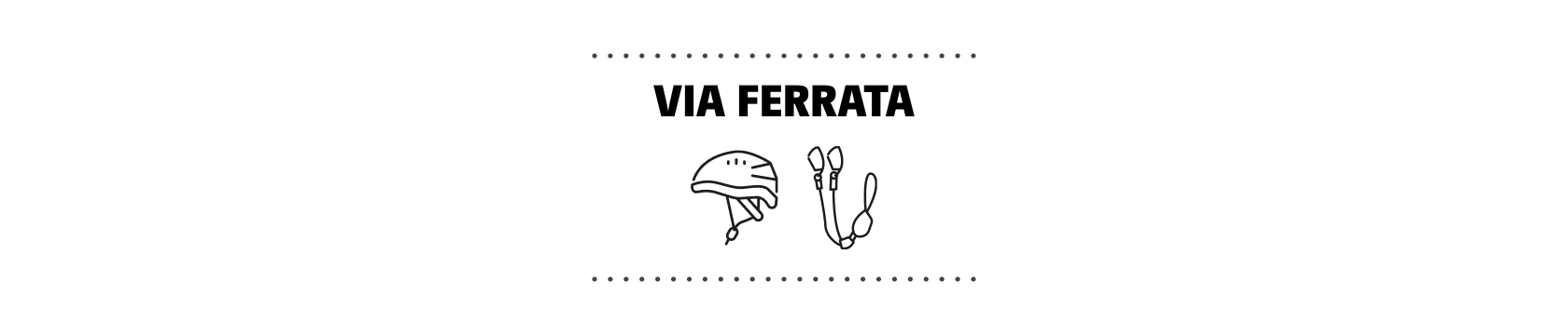 via ferrata paklijst
