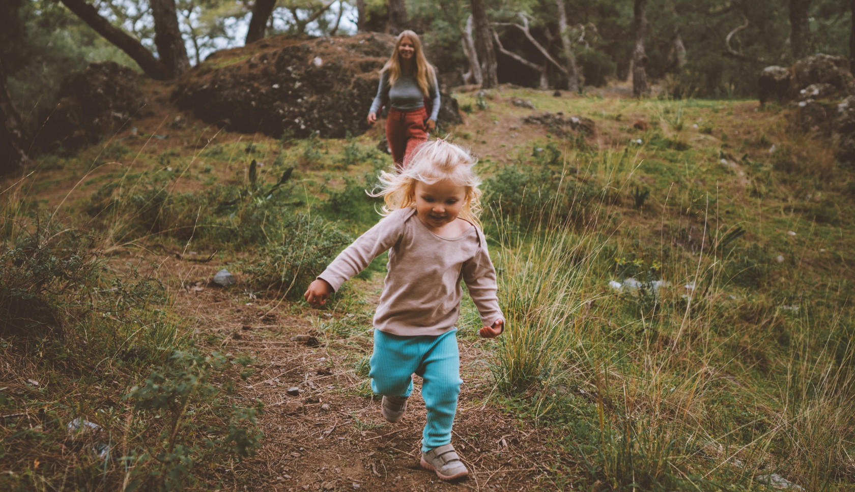 wandelen met kleine kinderen
