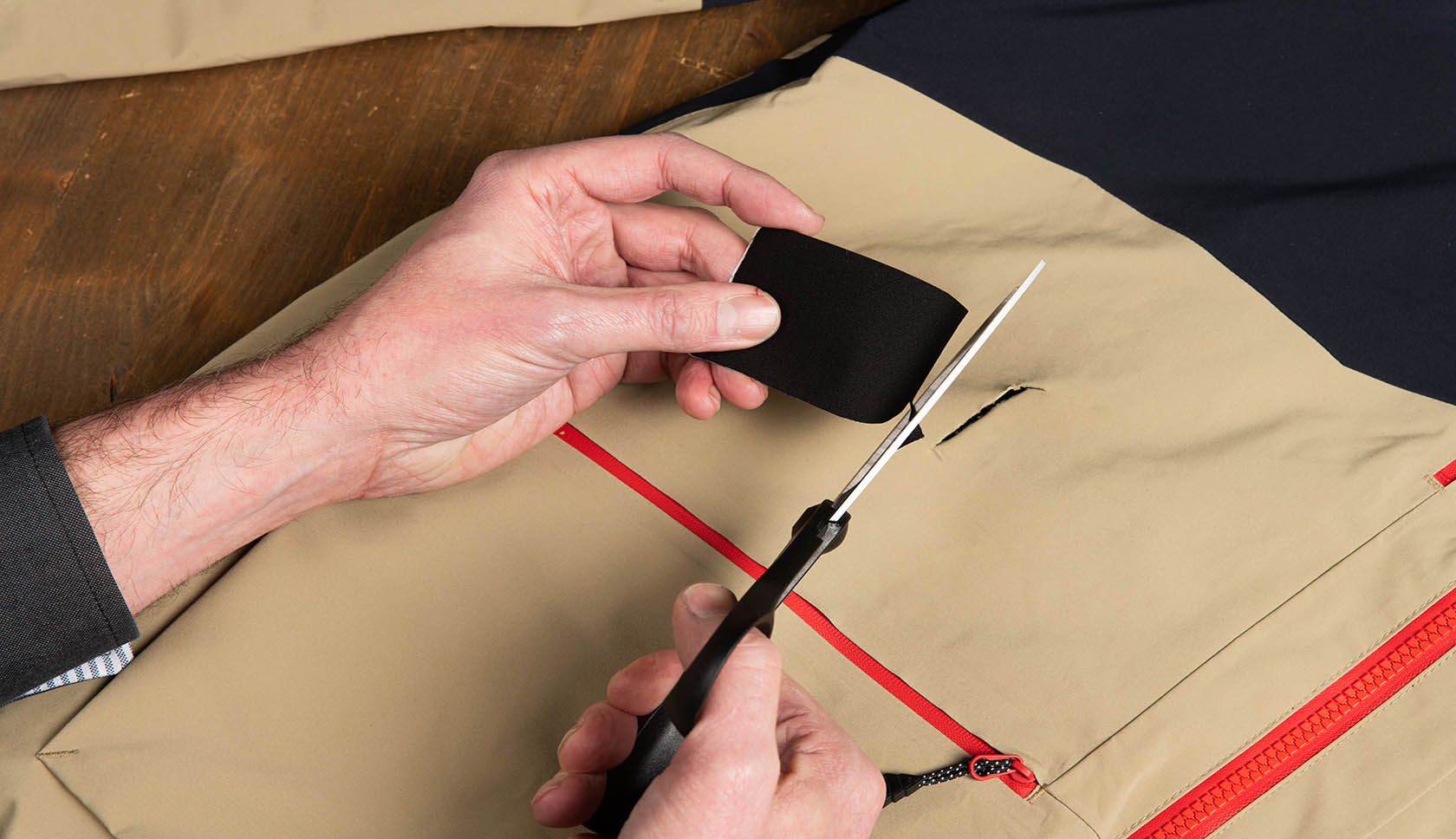 handen knippen patch in tween